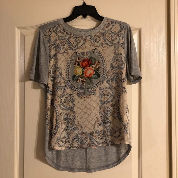 Maddy K T Shirt with Floral Design - Picture 1 of 5